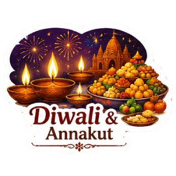 Diwali & Annakut celebration at the temple