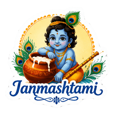 Janmashtami celebration at the temple